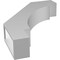 Ekena Millwork 4-in. W x 18-in. D x 24-in. H Merced Architectural Grade PVC Knee Brace BRCP04X18X24MRC - alternate 4